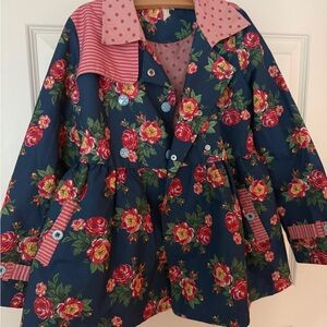 Matilda Jane Pink Polka Dot and Floral Jacket